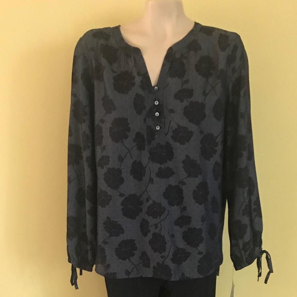 Liz Claiborne Floral Print Blouse